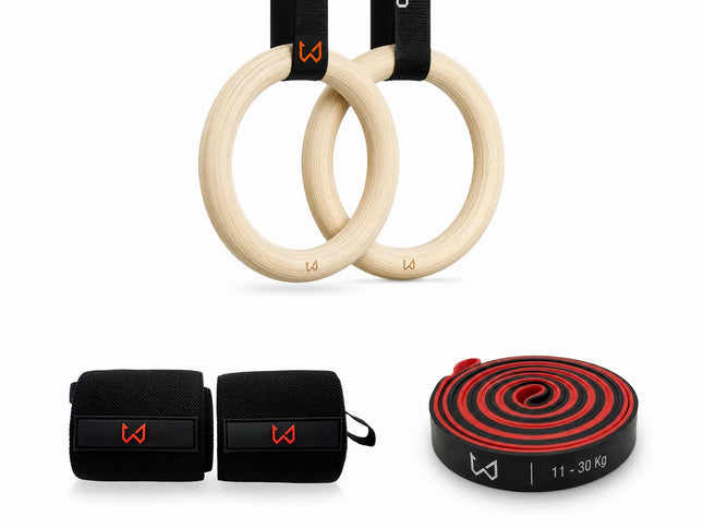 Rings Bandle - Rings, Resistance band and wrist wrap