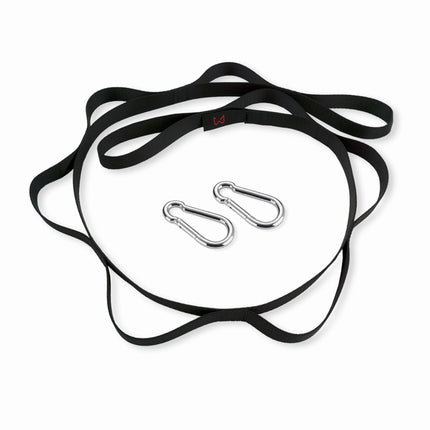 Rope for dip belt with 2 carabiners
