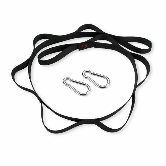 Rope for dip belt with 2 carabiners
