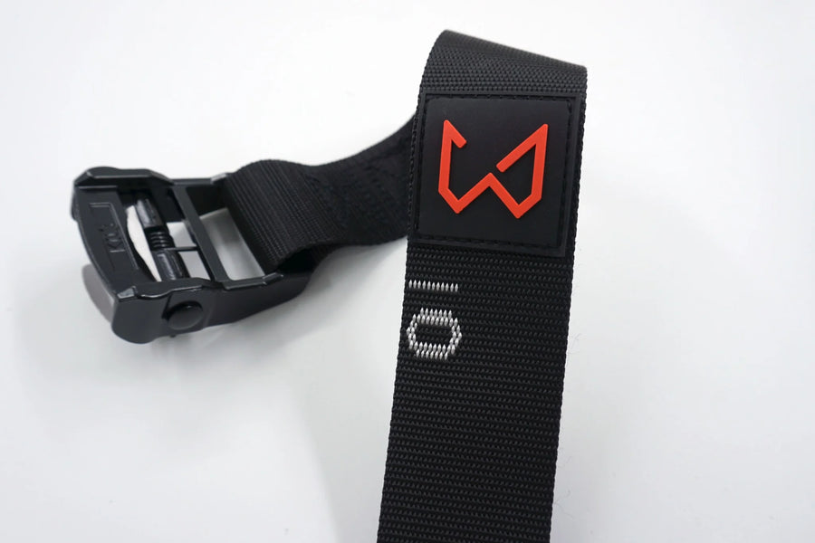 Jacquard woven strap markings gymnastic rings