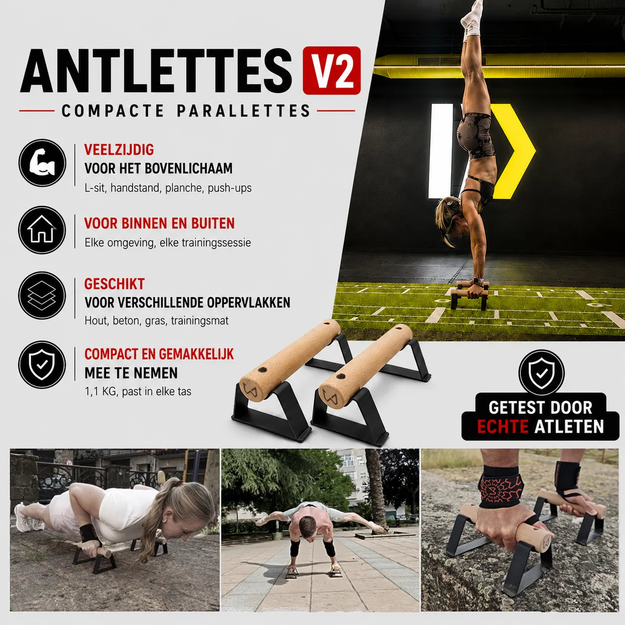 antlettes v2 compacte parallettes training