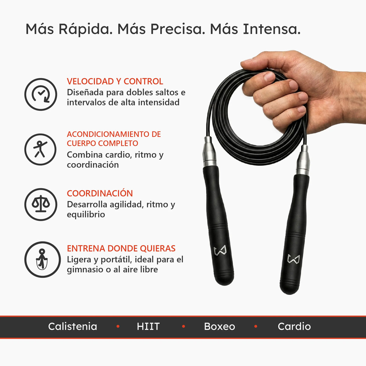 cuerda velocidad entrenamiento hiit