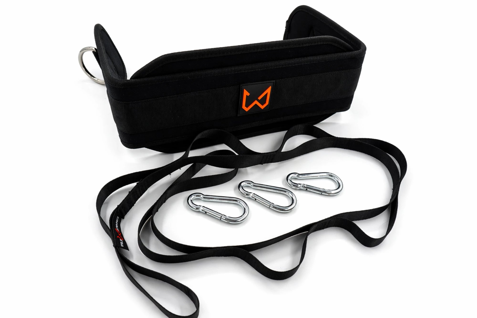 dip belt rope with belt carabiners setup