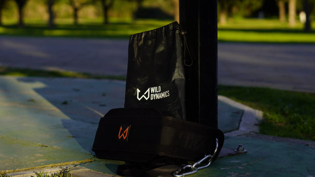 Dip belt with chain and carry bag