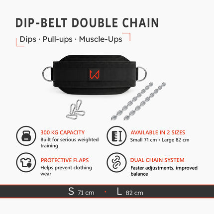 Dip Belt - Double Chain