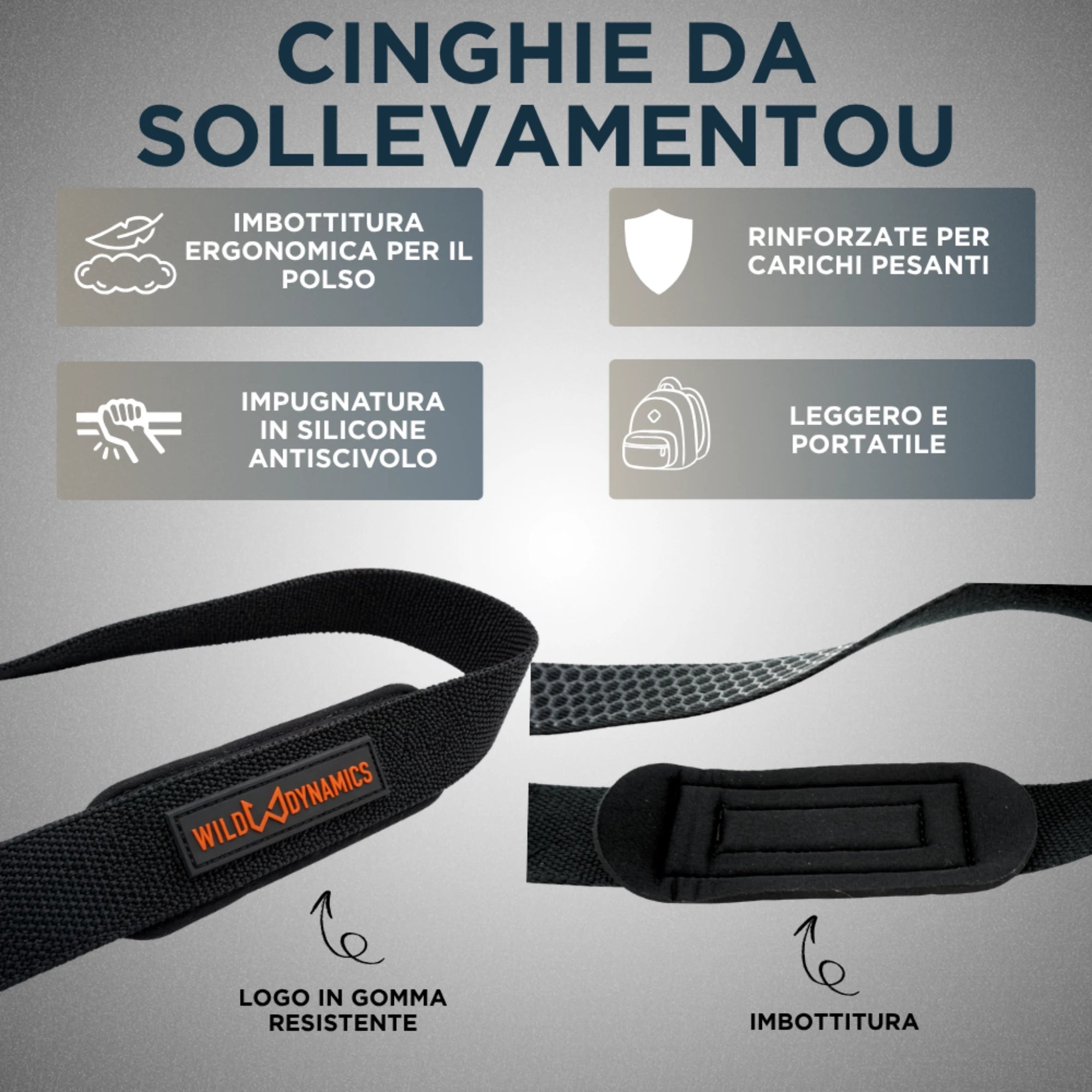wild dynamics cinghie sollevamento caratteristiche