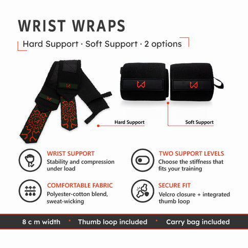 Wrist Wraps - Hard and Soft