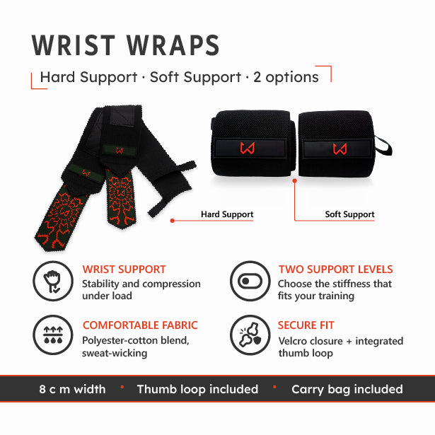 Wrist Wraps - Hard and Soft