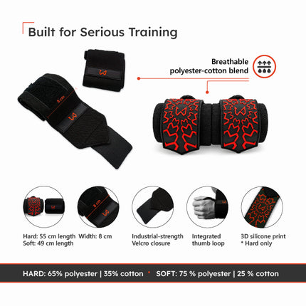 Wrist Wraps - Hard and Soft