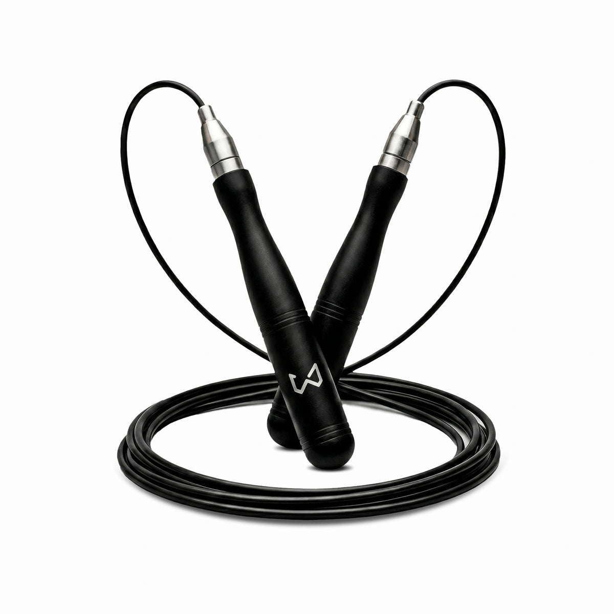 Speed jump rope with aluminum handles