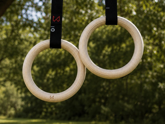 xtenia workout rings v2 jacquard straps closeup